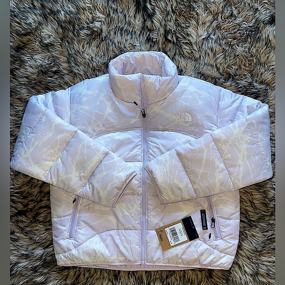 💜SOLD💜The North Face jacket LAVENDAR/WHITE, size Medium